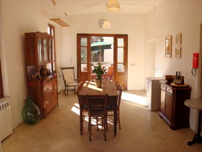 Fully fitted kitchen and dining area
